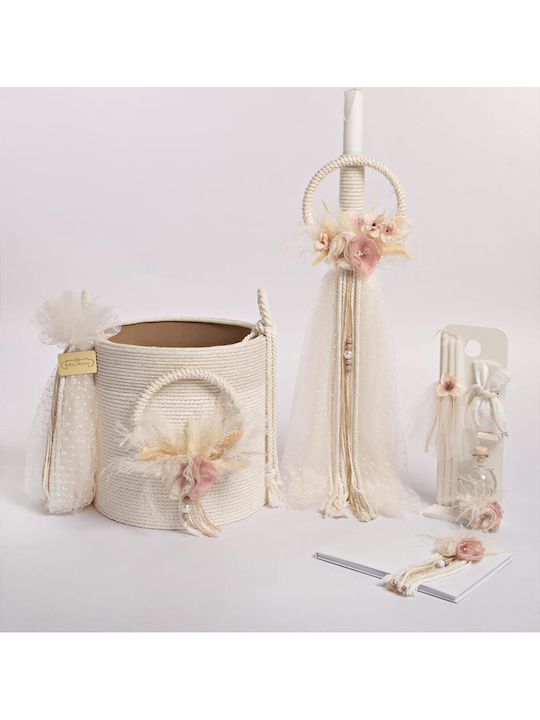 Baby Bloom Baptism Set with Flowers Subject K25.14