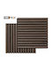 Audiodesigner 3D Square Walnut Wooden Decorative Sound-Absorbing Wall Panel 52 X 52 X 2.2cm 0.54 Sq.m 2 Pieces
