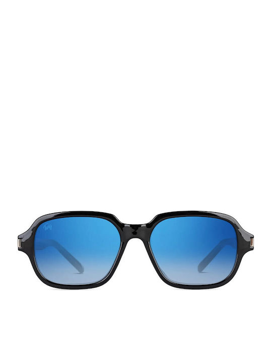 Twig Acosta Unisex Sonnenbrille mit Blau Kunsts...