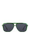 Smooder Unisex Sonnenbrille mit Grün Kunststoff Gestell und Grün Linse X041