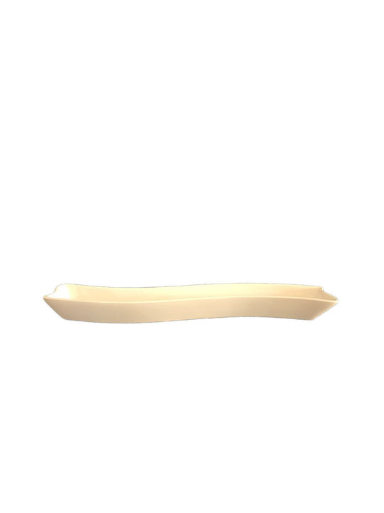 Galifas Serving Platter Rectangular made of Porcelain White 38cm