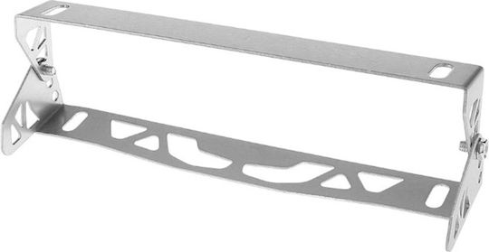 Car License Plate Frame Metallic Silver 1pcs