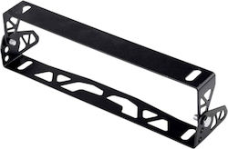 Car License Plate Frame Metallic Black 1pcs