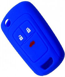 Chevrolet Silicone Key Cover 3 Buttons Blue Chevrolet Silicone Key Cover 3 Buttons Blue
