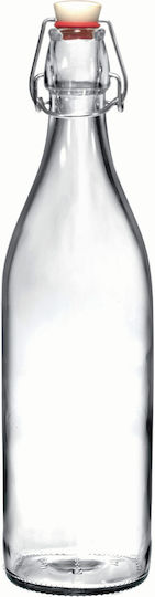Bormioli Rocco Giara Flasche Wasser Glas mit Clip Transparent 1000ml Bormioli Rocco Giara Flasche Wasser Glas mit Clip Transparent 1000ml