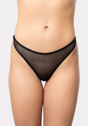 Στρινγκ Cottonhill Shine Strass Ch4561-μαύρο