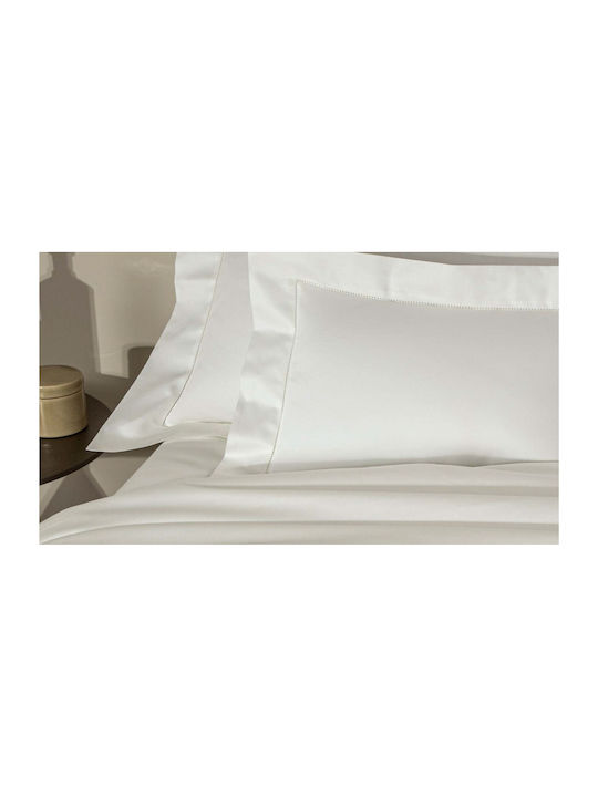 Valeria Home Set Husă de Pilotă Super Dublă cu 2 Fețe de Pernă 240x220 Alb