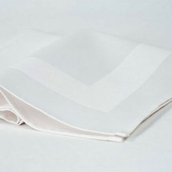 Le Blanc Τablecloth Weiß 105x105cm