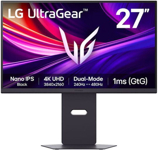 LG 27G850A-B Nano IPS HDR Spiele-Monitor 27 Zoll 4K 3840x2160 240Hz mit Reaktionszeit 1ms GTG