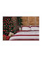 Matex Duvet Cover Set Cotton Queen with 2 Pillowcases 220x200 Red
