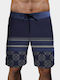 Men's Swimwear Bermuda Navy Blue Striped
