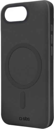 SBS SBS Instict Mag Silicone Back Cover Black for iPhone 17e / 16e