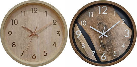 Ankor Wall Clock Plastic Multicolour Various Colors)