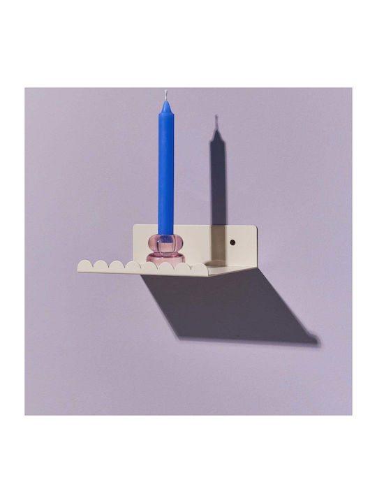 Wandregal Vibes Elfenbein 20x16x6cm