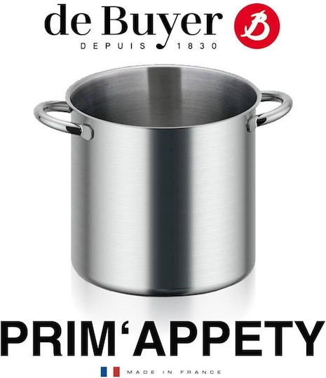 De Buyer Prim Appety Rostfreier Stahl Kochtopf 5lt / 24cm