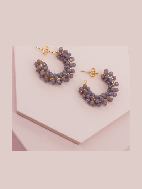 Bouboukaki Purple Earrings Bouboukaki Purple Earrings