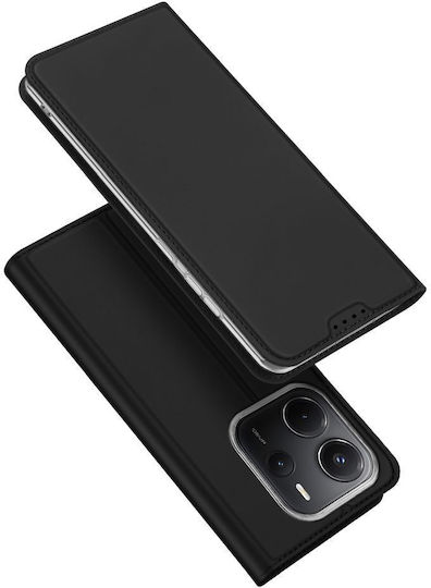 Dux Ducis Skin Brieftasche Leder / Silikon Schwarz (Redmi Note 14 Pro 4G)