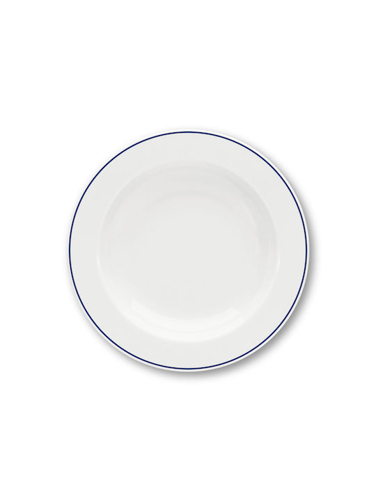 Bauscher Πιάτο Βαθύ από Πορσελάνη Μπλε 23cm