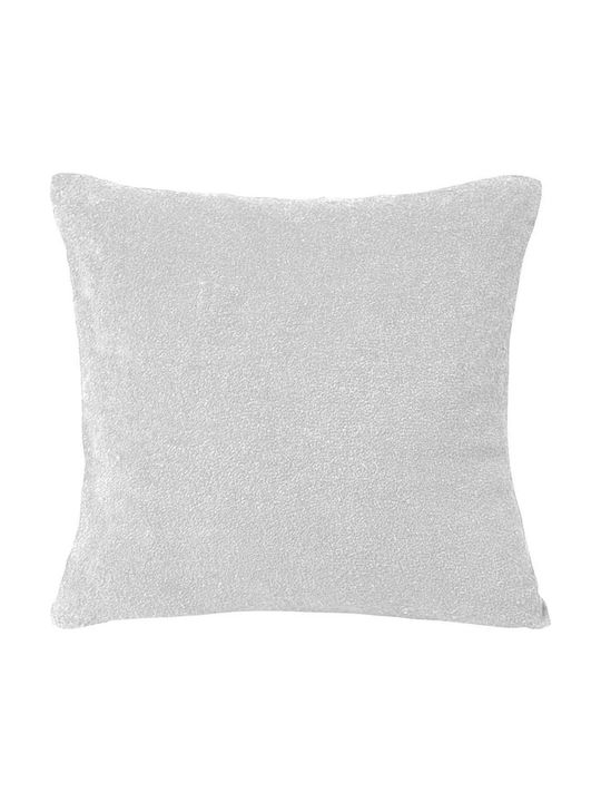 Matex Decorative Pillow Case Fleece White 40x40cm
