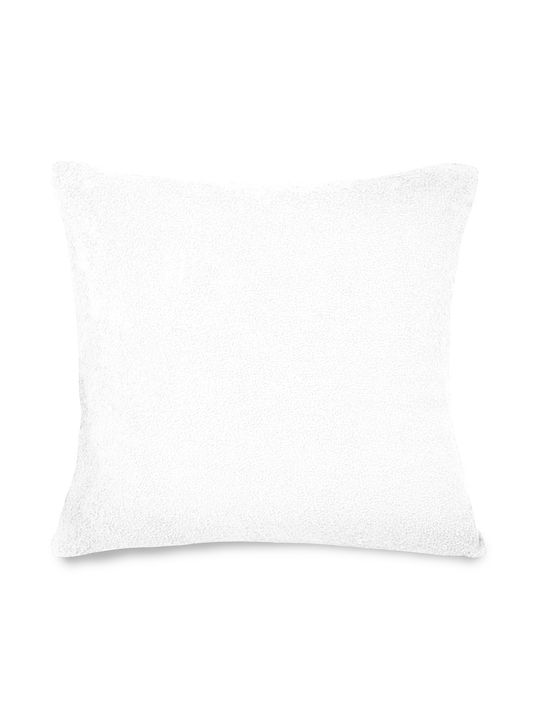 Matex Διακοσμητική Μαξιλαροθήκη Fleece Λευκή 40...