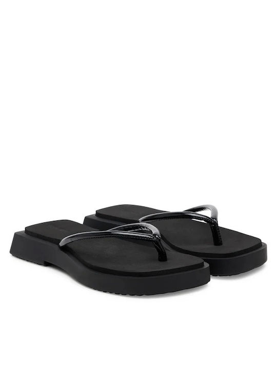 Flip Flops In Black Colour