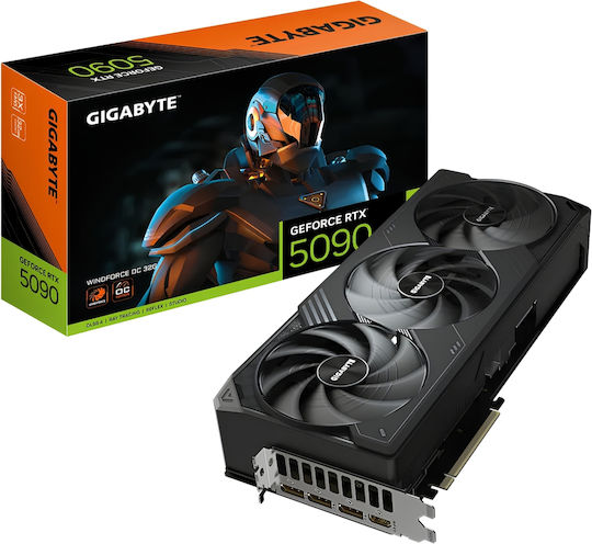 Gigabyte GeForce RTX 5090 32GB GDDR7 Windkraft OC Grafikkarte