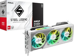 ASRock Radeon RX 9070 16GB Steel Legend OC ASRock Radeon RX 9070 16GB Steel Legend OC