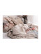 Matex Set Duvet Cover 220x200cm Super King with 2 Multicolour Pillowcases