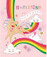 Unicorn Glitter Birthday Greeting Card 14x17 Fun Creations Hollywood