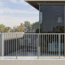 Κάγκελα Αλουμινίου Τύπου Inox F50 Vertical-q Aluminco Τιμή Τρέχοντος Μέτρου Κάγκελα Αλουμινίου Τύπου Inox F50 Vertical-q Aluminco Τιμή Τρέχοντος Μέτρου