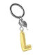 Metalmorphose Mtm10l Metal Keychain Initial L