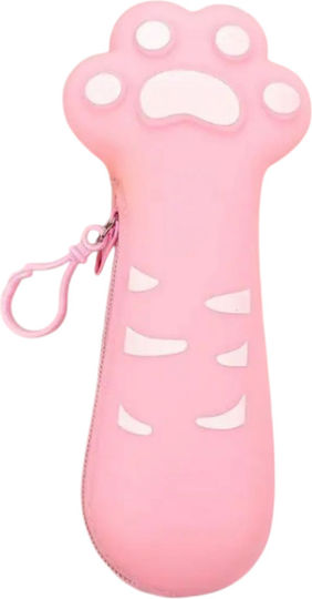 Starrydrip Pink Silicone Pencil Case