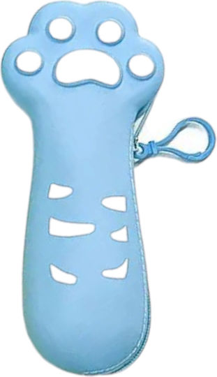 Starrydrip Starrydrip Silicone Blue Pencil Case