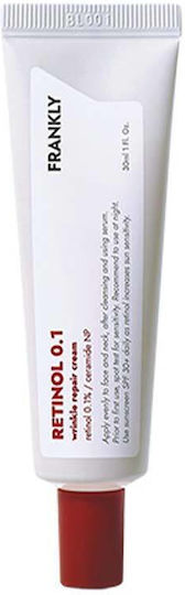 Frankly Retinol 0.1% Cremă de Față Hidratare și Anti-îmbătrânire de Noapte cu Retinol 30ml