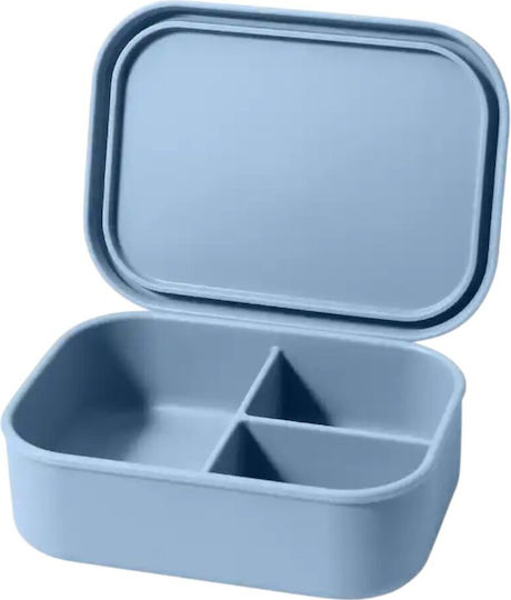 Queen Mother Kids' Food Container made of Silicone Blue
