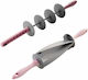 Set de Rulat Aluat, Tăietor de Aluat Extensibil, Siks 4 Role de Tăiere, Roz Gri