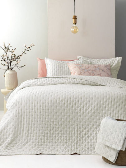 Palamaiki Nico Tagesdecke King Size Mikrofaser Ice 260x240cm
