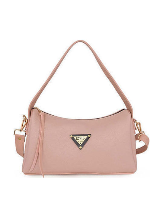 Nude Handmade Margaret Series Leather Women's Shoulder Crossbody Bag Pink