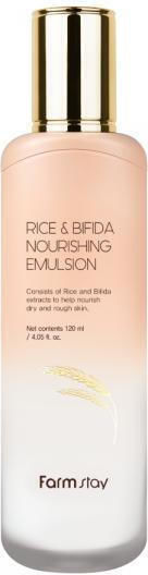 Farm Stay Rice & Bifida Γαλάκτωμα Προσώπου για Αντιγήρανση, Ανάπλαση & Λάμψη με Ρύζι 120ml