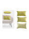 ArteLibre ArteLibre Throw Pillow Sofa Cushion Yellow 45x45cm Various Designs