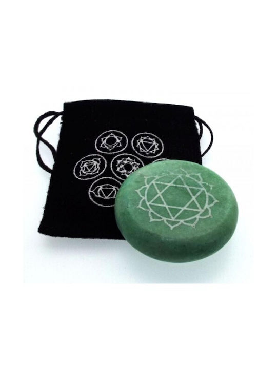 Therapeutischer Stein Meditationsbeutel Meditationsstein Herzchakra 3cm