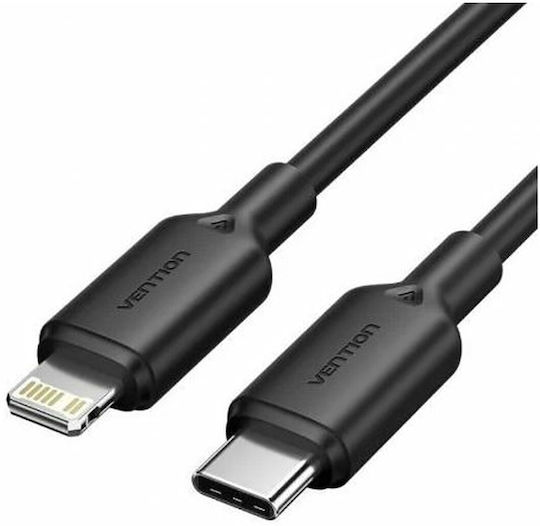 Vention Cablu USB-C La Lightning 27W Negru 1m LAKBF