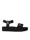 Skeena Sandale Casual Damă Sporty Negre