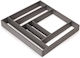 Aluminium Schubladenorganizer Schränke 60cm Schubladentiefe 50cm Anthrazit Emuca Alumount Organizer 3022035