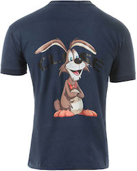 Close T-Shirt Blau