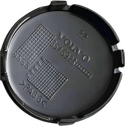 Volvo Wheel Center Cap 64mm Black 1 Piece