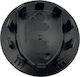 Porsche Wheel Center Cap Black-Silver 76mm 1 Piece