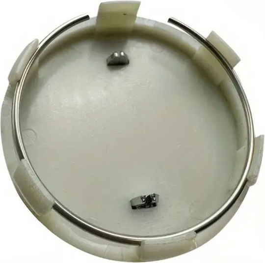 Capac central roată Renault 60mm argintiu 1 bucată