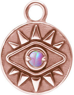 Crazy Needles Threaded Motif for Jewelry in Shape Eye