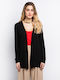 Long Women's Cardigan Black